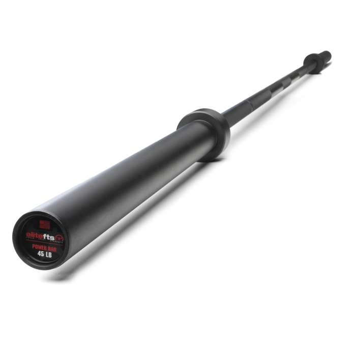 elitefts Power Bar w BLACK CERACOTE EliteFTS