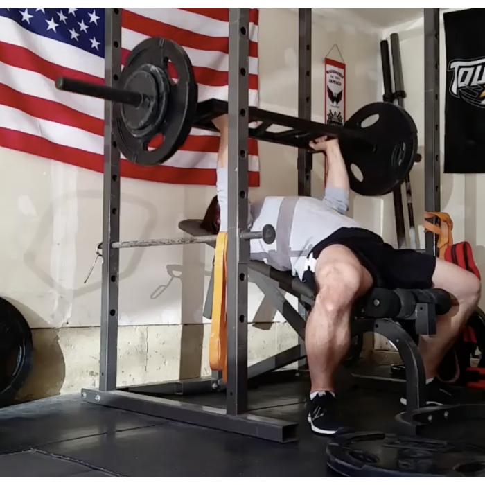 Press clearance bar weight