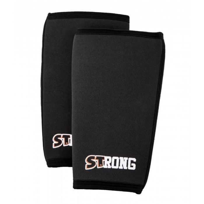 7mm thick neoprene supports Black Sling Shot STrong Knee Sleeves by Mark Bell