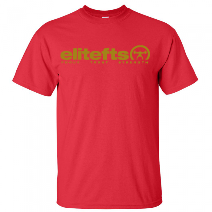 elitefts Tagline Vegas Gold T Shirt EliteFTS