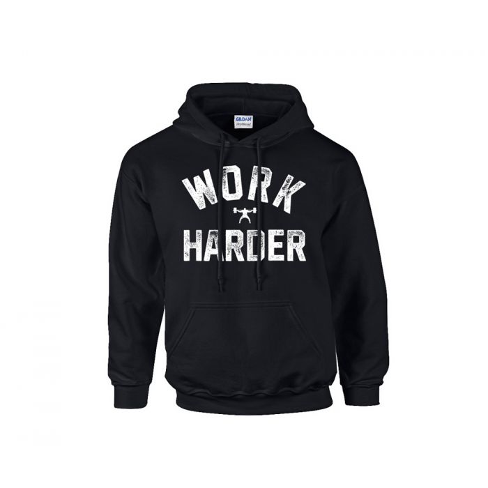Work harder top hoodie