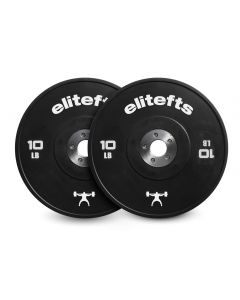 10LB black bumper plates