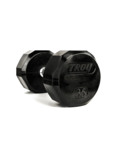 12 Sided Rubber Dumbbell