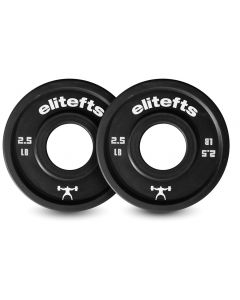 2.5LB BLACK BUMPER PLATES