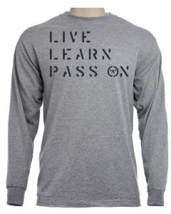 picture of elitefts Live Learn Pass On Long Sleeve T-Shirt