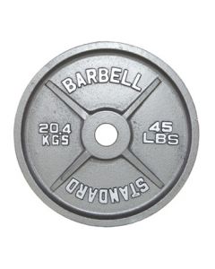 USA Olympic Gray Plate 45.0LB