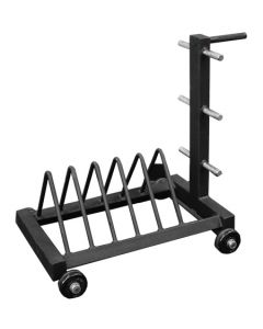 Bumper Plate Rack with Wheels - 6 Plate - Signature