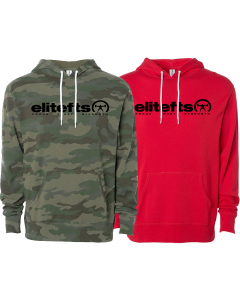 elitefts Tagline Black Lightweight Hoodie