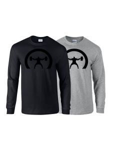elitefts Crescent Only Black Long Sleeve T-Shirt 