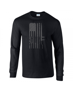 picture of elitefts Flag Barbell Long Sleeve T-Shirt