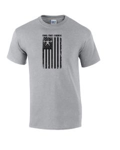 elitefts Focus Trust Strength Flag Black T-Shirt