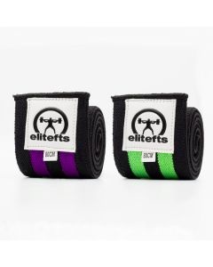 picture of JUPITER WRIST WRAPS in purple and green