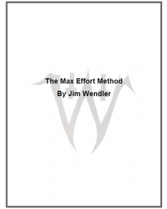 picture of The Max Effort Method (eBook)