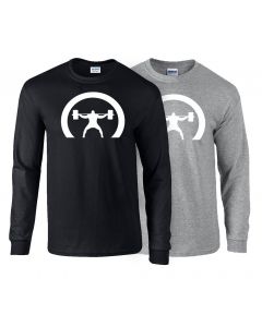 picture of elitefts Men's Crescent Only Long Sleeve T-Shirt