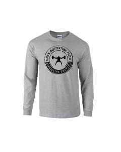 elitefts motivation long sleeve t-shirt grey