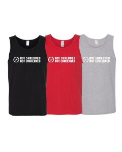 picture of Not Shredded Not Concerned tank top