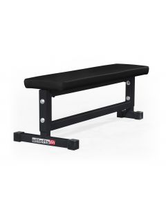 Elitefts Scholastic Dumbbell Flat Bench Black Frame Black Pad