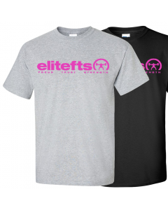 picture of elitefts™ Tagline Pink T-Shirt