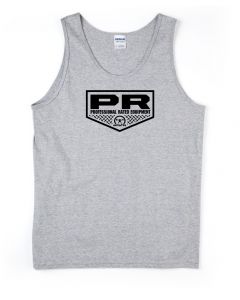 a tank top with a Professional Rated decal on the chest