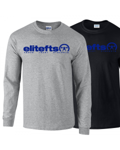 picture of elitefts Tagline Royal Blue Long Sleeve T-Shirt 