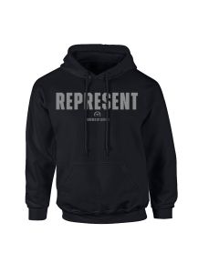 elitefts represent hoodie black