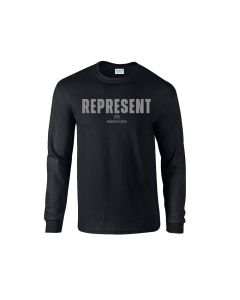 elitefts represent long sleeve t-shirt black