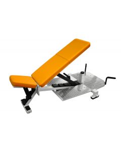 0-90 Dumbbell Bench w/ Extra Large Spotter Platform