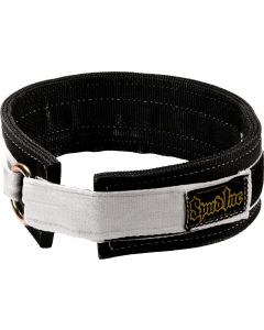 SPUD MEN'S DEADLIFT BELT 3 PLY BLACK/WHITE