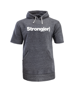 elitefts Strong(er) White Baller Hoodie grey