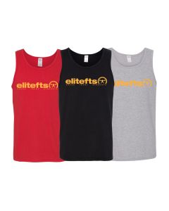 elitefts Tagline Gold Tank Top