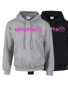 elitefts™ Tagline Pink Hoodie