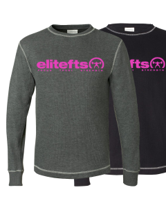 elitefts™ Tagline Pink Thermal Long Sleeve Shirt