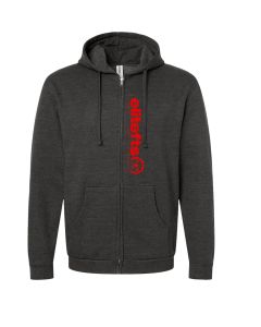 elitefts™ Tagline Red Full Zip Hoodie