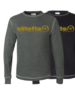 elitefts™ Tagline Vegas Gold Thermal Long Sleeve Shirt