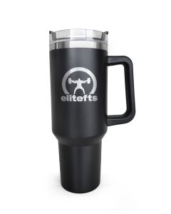 elitefts Tumbler with Handle and Straw 40oz