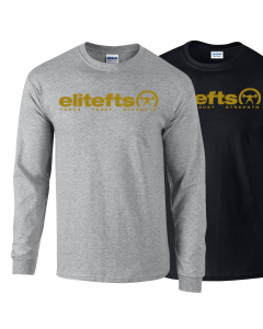 picture of elitefts Tagline Vegas Gold Long Sleeve T-Shirts