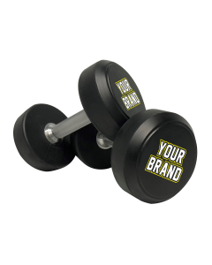CUSTOM RUBBER DUMBBELLS 
