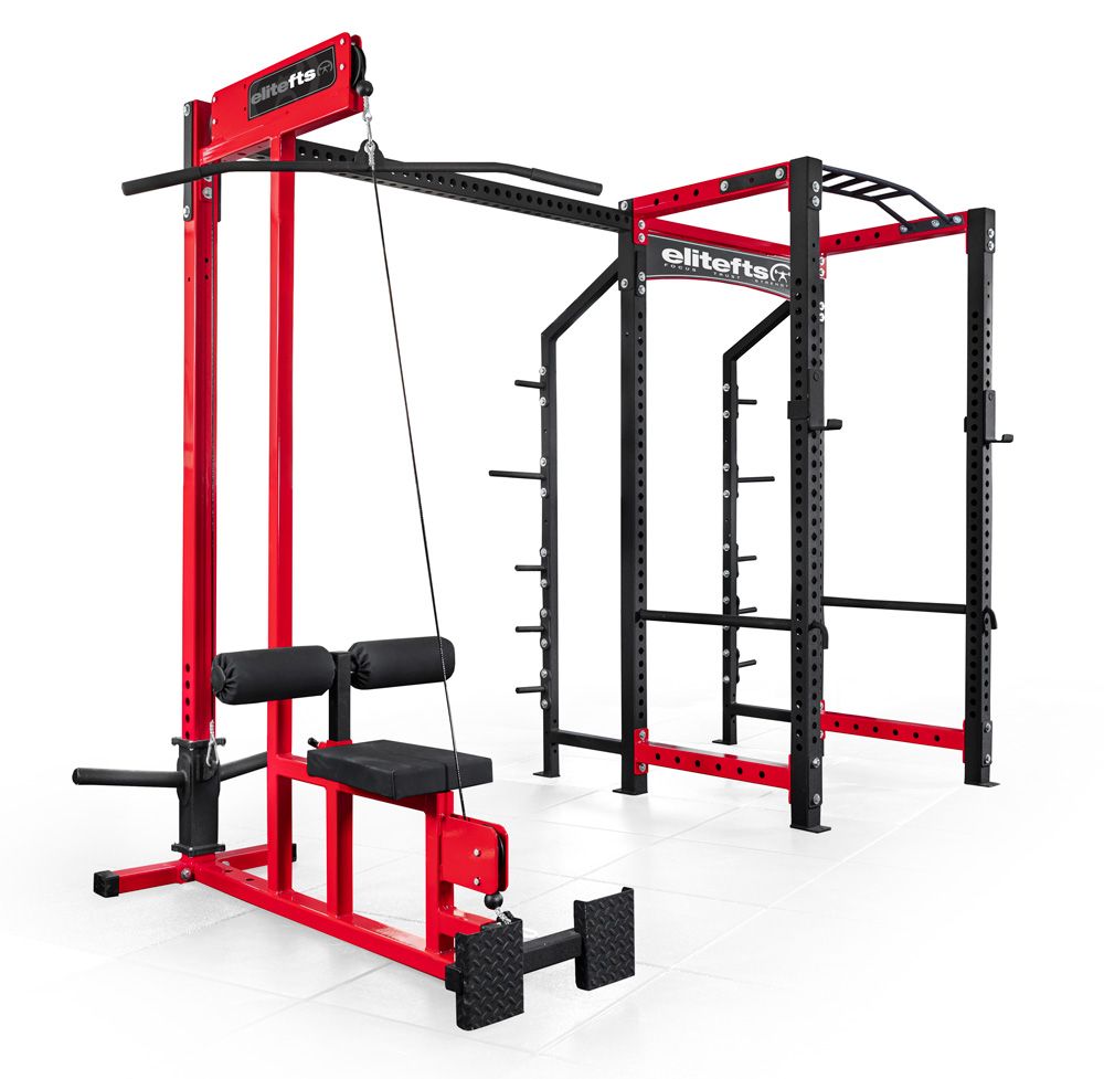 Elitefts Red Quick Ship Lat Pull Down Rack Combo