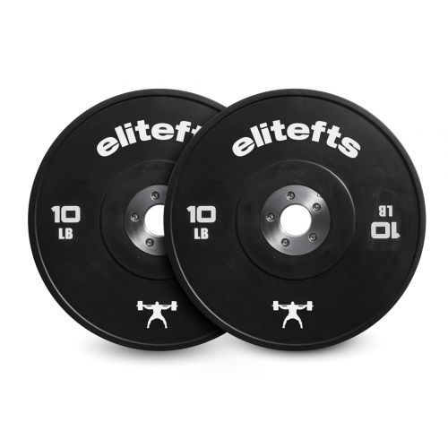 10LB black bumper plates