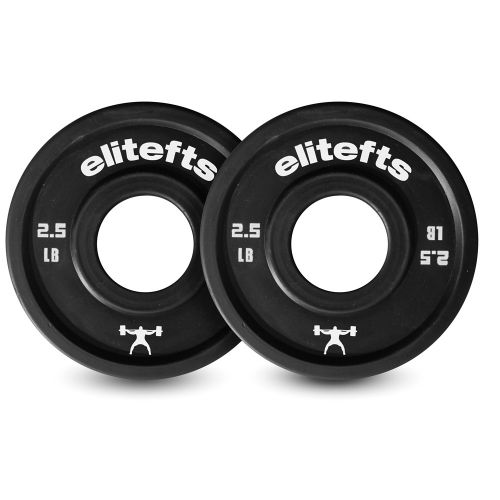 2.5LB BLACK BUMPER PLATES