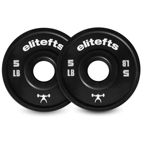 5LB black bumper plates