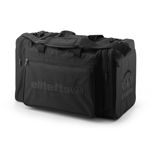 elitefts Black on Black Crescent Tagline Duffel Bag