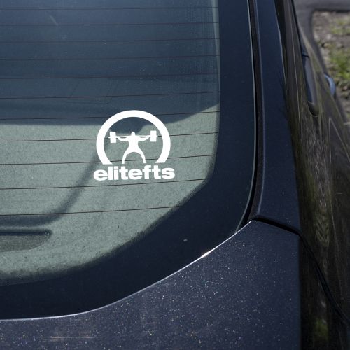elitefts™ Car Decal