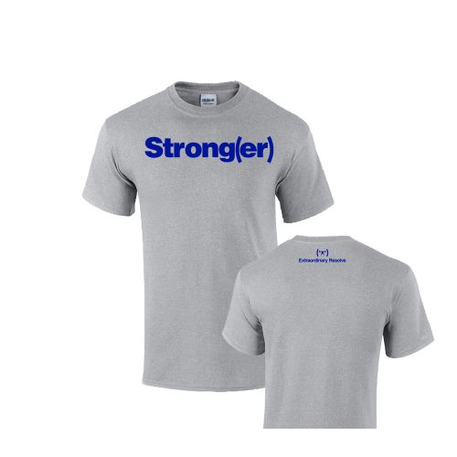 elitefts Strong(er) Navy T-Shirt Grey