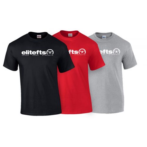elitefts Tagline White T-Shirt