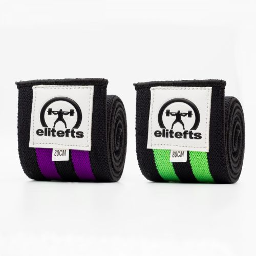 picture of JUPITER WRIST WRAPS in purple and green