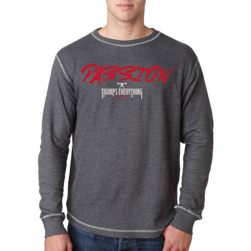 picture of Passion Trumps Everything thermal T-shirt