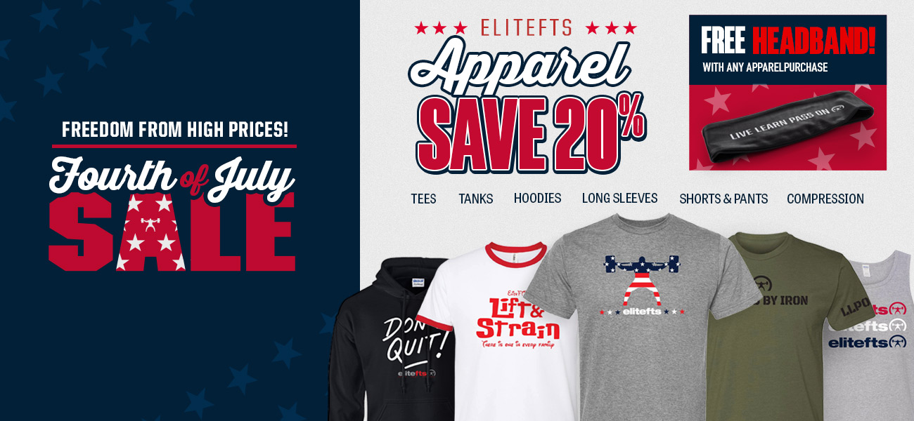 20% off apparel