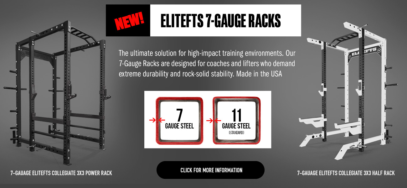 elitefts 7 gauge power racks