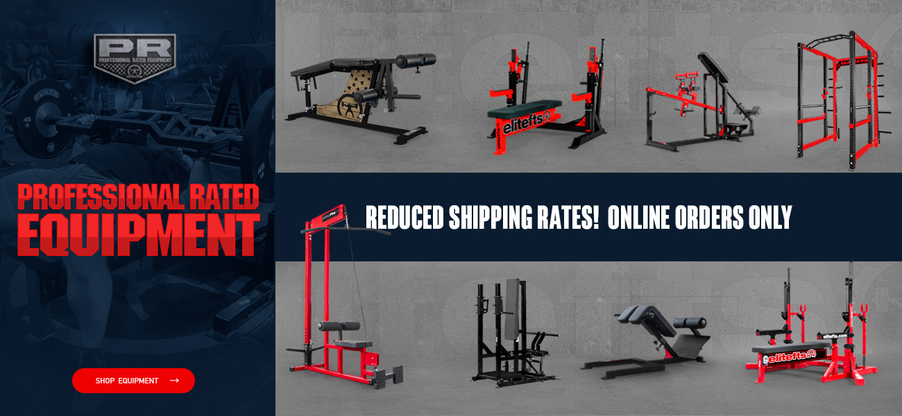elitefts equipment reduced shipping rates